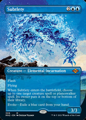 Subtlety (Borderless Alternate Art) [Modern Horizons 2] - The Mythic Store | 24h Order Processing