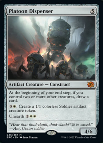 Platoon Dispenser (Promo Pack) [The Brothers' War Promos] - The Mythic Store | 24h Order Processing