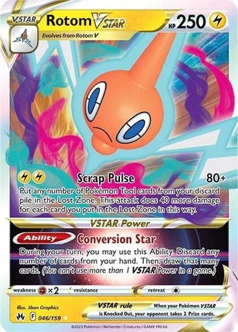 Rotom VSTAR (046/159) [Sword & Shield: Crown Zenith] - The Mythic Store | 24h Order Processing