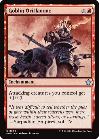 Goblin Oriflamme [Foundations] - The Mythic Store | 24h Order Processing