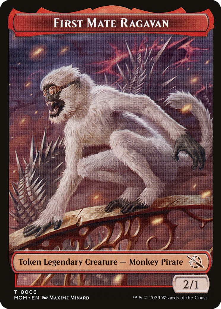 First Mate Ragavan // Knight Double-Sided Token [March of the Machine Tokens] - The Mythic Store | 24h Order Processing