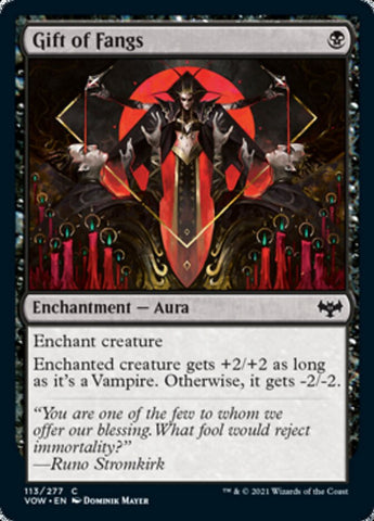Gift of Fangs [Innistrad: Crimson Vow] - The Mythic Store | 24h Order Processing