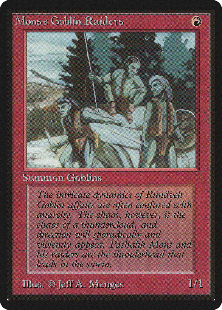 Mons's Goblin Raiders [Beta Edition] - The Mythic Store | 24h Order Processing