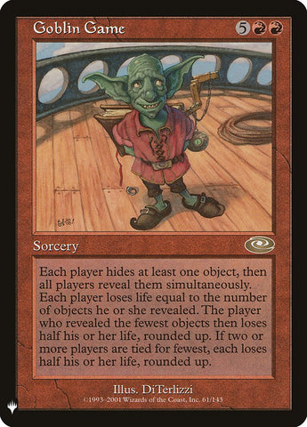 Goblin Game [The List] - The Mythic Store | 24h Order Processing