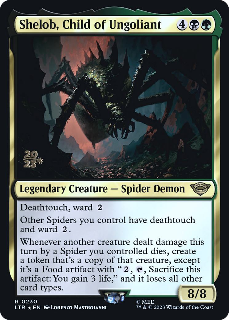 Shelob, Child of Ungoliant [The Lord of the Rings: Tales of Middle-Earth Prerelease Promos] - The Mythic Store | 24h Order Processing