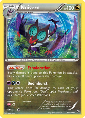 Noivern (77/111) (Cosmos Holo) (Blister Exclusive) [XY: Furious Fists] - The Mythic Store | 24h Order Processing
