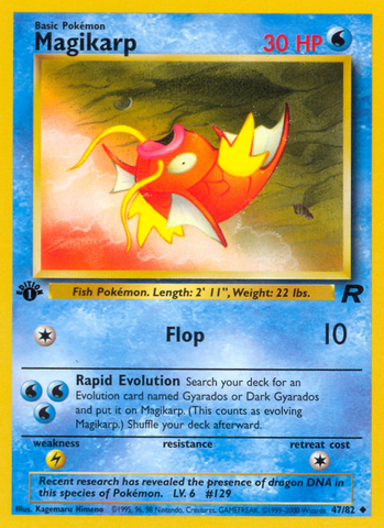 Magikarp (47/82) [Team Rocket 1st Edition] - The Mythic Store | 24h Order Processing