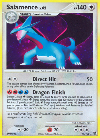 Salamence (18/132) [Diamond & Pearl: Secret Wonders] - The Mythic Store | 24h Order Processing
