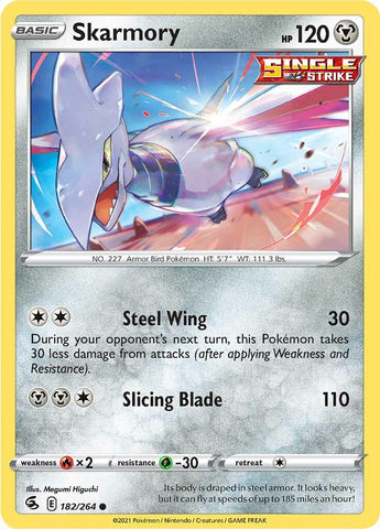 Skarmory (182/264) [Sword & Shield: Fusion Strike] - The Mythic Store | 24h Order Processing