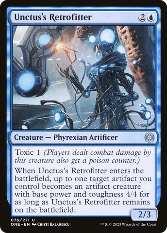 Unctus's Retrofitter [Phyrexia: All Will Be One] - The Mythic Store | 24h Order Processing