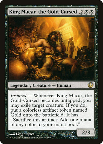 King Macar, the Gold-Cursed [Journey into Nyx] - The Mythic Store | 24h Order Processing
