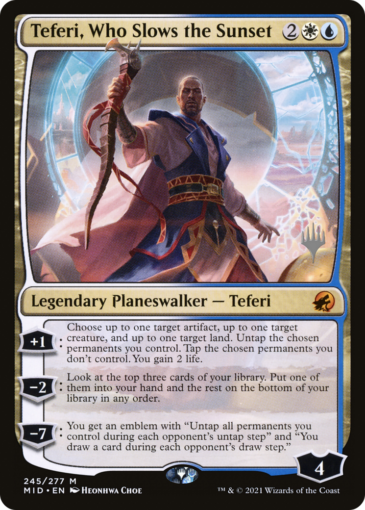 Teferi, Who Slows the Sunset (Promo Pack) [Innistrad: Midnight Hunt Promos] - The Mythic Store | 24h Order Processing