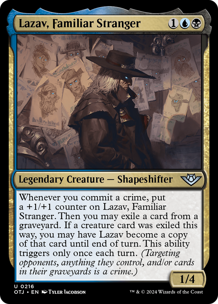 Lazav, Familiar Stranger [Outlaws of Thunder Junction] - The Mythic Store | 24h Order Processing