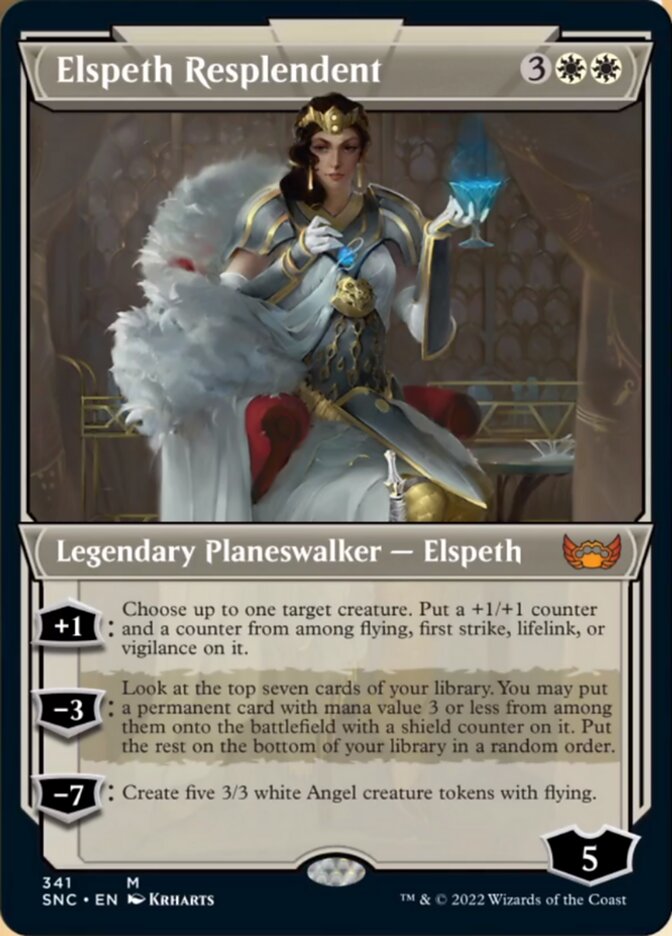 Elspeth Resplendent (Showcase Art Deco) [Streets of New Capenna] - The Mythic Store | 24h Order Processing