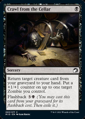 Crawl from the Cellar [Innistrad: Midnight Hunt] - The Mythic Store | 24h Order Processing