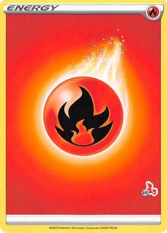 Fire Energy (Cinderace Stamp #22) [Battle Academy 2022] - The Mythic Store | 24h Order Processing