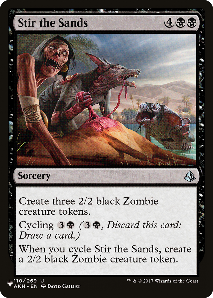Stir the Sands [The List] - The Mythic Store | 24h Order Processing