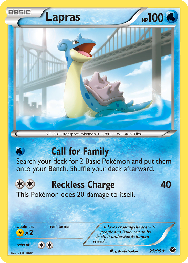 Lapras (25/99) [Black & White: Next Destinies] - The Mythic Store | 24h Order Processing