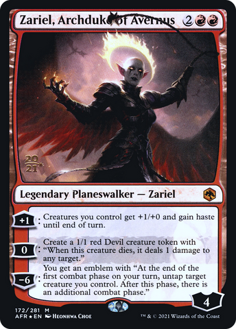 Zariel, Archduke of Avernus [Dungeons & Dragons: Adventures in the Forgotten Realms Prerelease Promos] - The Mythic Store | 24h Order Processing