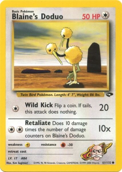 Blaine's Doduo (61/132) [Gym Challenge Unlimited] - The Mythic Store | 24h Order Processing