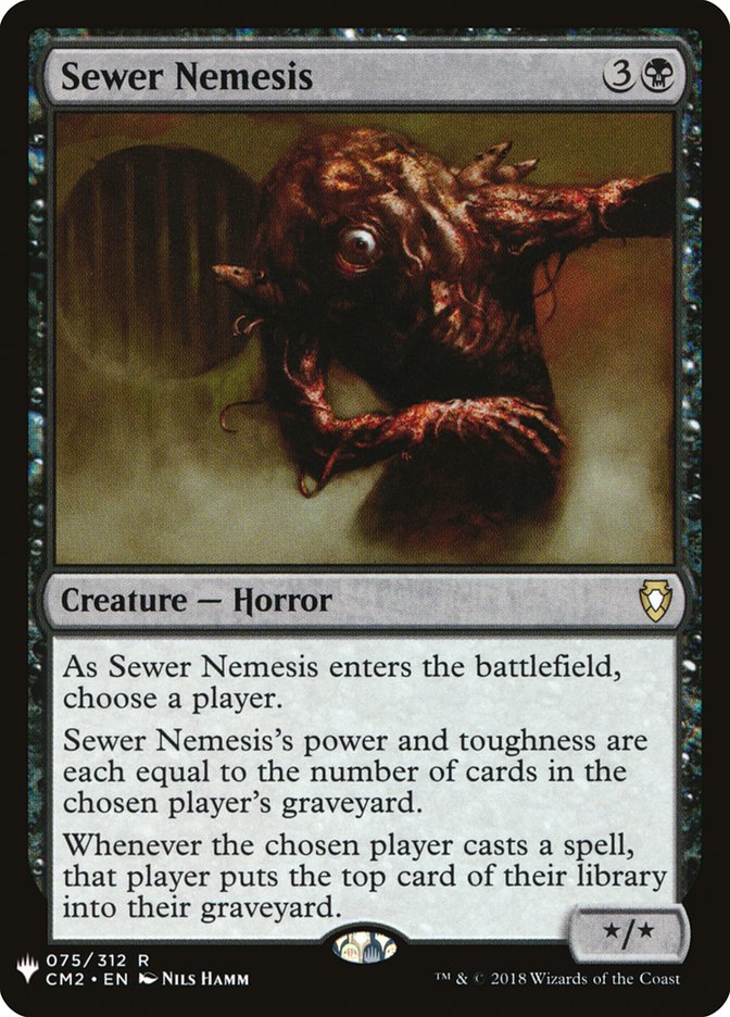 Sewer Nemesis [The List] - The Mythic Store | 24h Order Processing