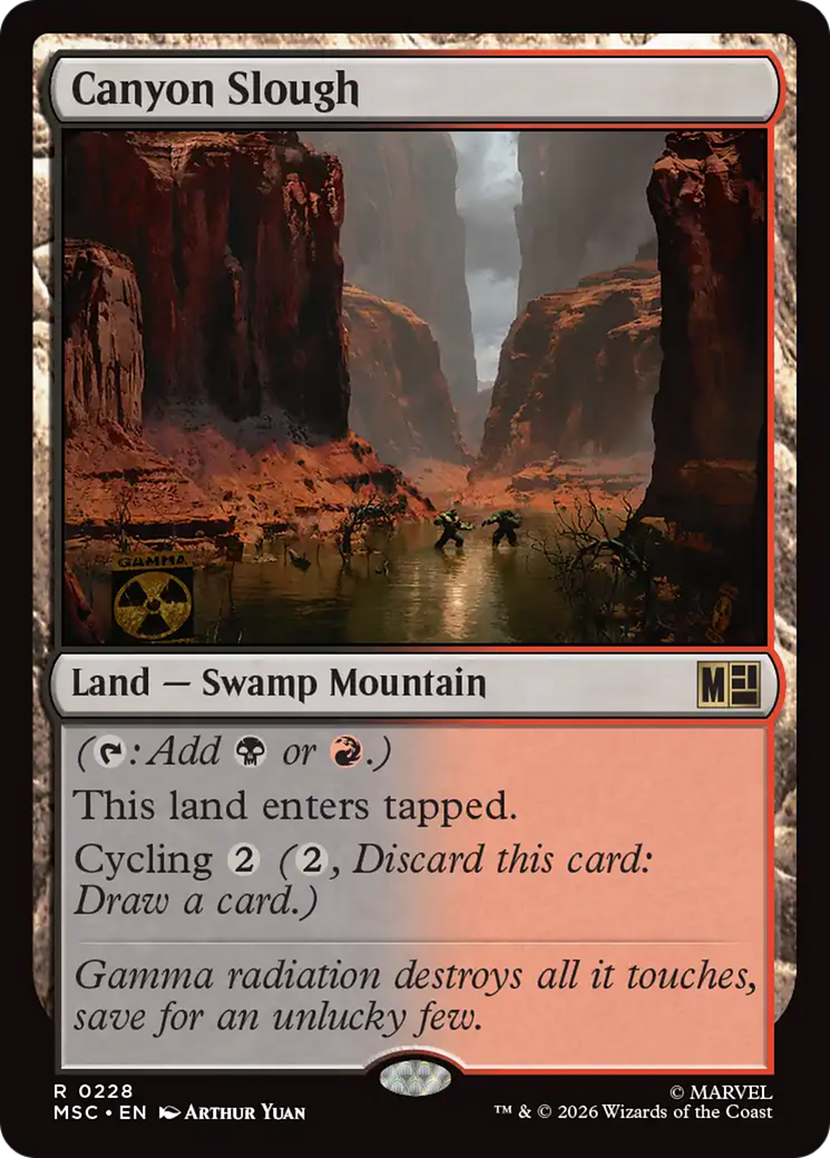 Canyon Slough (Surge Foil) [Marvel Super Heroes Commander] - The Mythic Store | 24h Order Processing