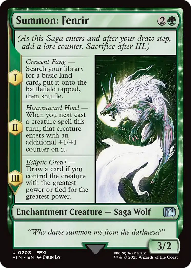 Summon: Fenrir [FINAL FANTASY] - The Mythic Store | 24h Order Processing