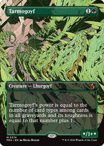 Tarmogoyf (Borderless) [Reality Fracture] - The Mythic Store | 24h Order Processing