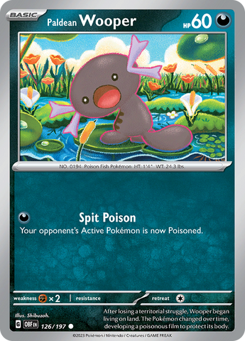 Paldean Wooper (126/197) [Scarlet & Violet: Obsidian Flames] - The Mythic Store | 24h Order Processing