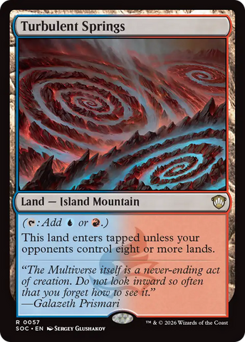 Turbulent Springs [Secrets of Strixhaven Commander] - The Mythic Store | 24h Order Processing