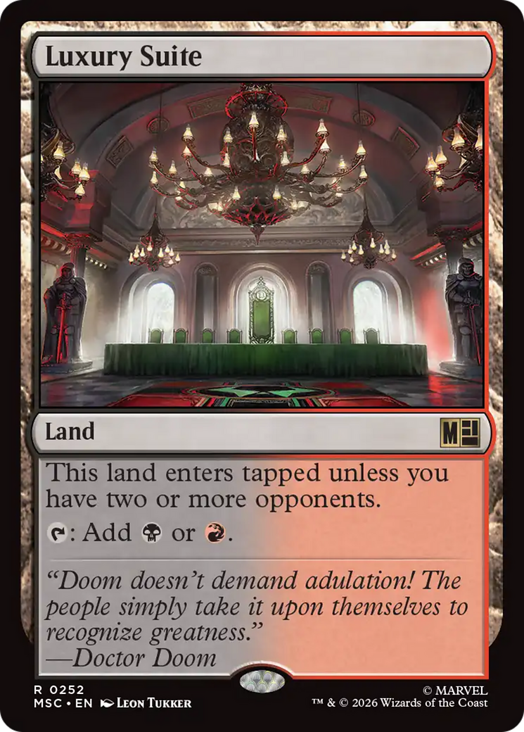 Luxury Suite (Surge Foil) [Marvel Super Heroes Commander] - The Mythic Store | 24h Order Processing
