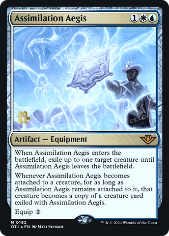 Assimilation Aegis [Outlaws of Thunder Junction Prerelease Promos] - The Mythic Store | 24h Order Processing