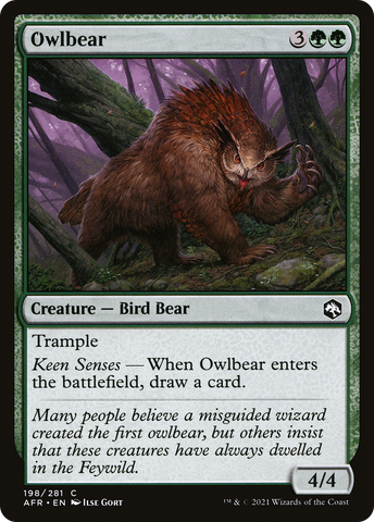 Owlbear [Dungeons & Dragons: Adventures in the Forgotten Realms] - The Mythic Store | 24h Order Processing