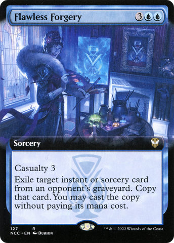 Flawless Forgery (Extended Art) [Streets of New Capenna Commander] - The Mythic Store | 24h Order Processing