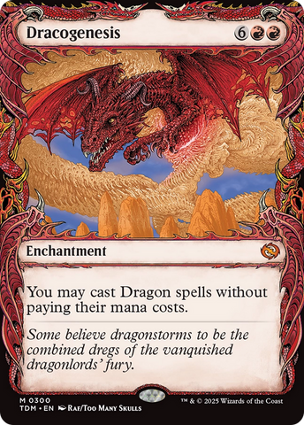 Dracogenesis (0300) (Showcase) [Tarkir: Dragonstorm] - The Mythic Store | 24h Order Processing