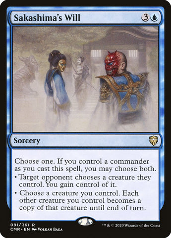 Sakashima's Will [Commander Legends] - The Mythic Store | 24h Order Processing