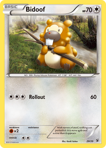 Bidoof (29/39) [XY: Kalos Starter Set] - The Mythic Store | 24h Order Processing