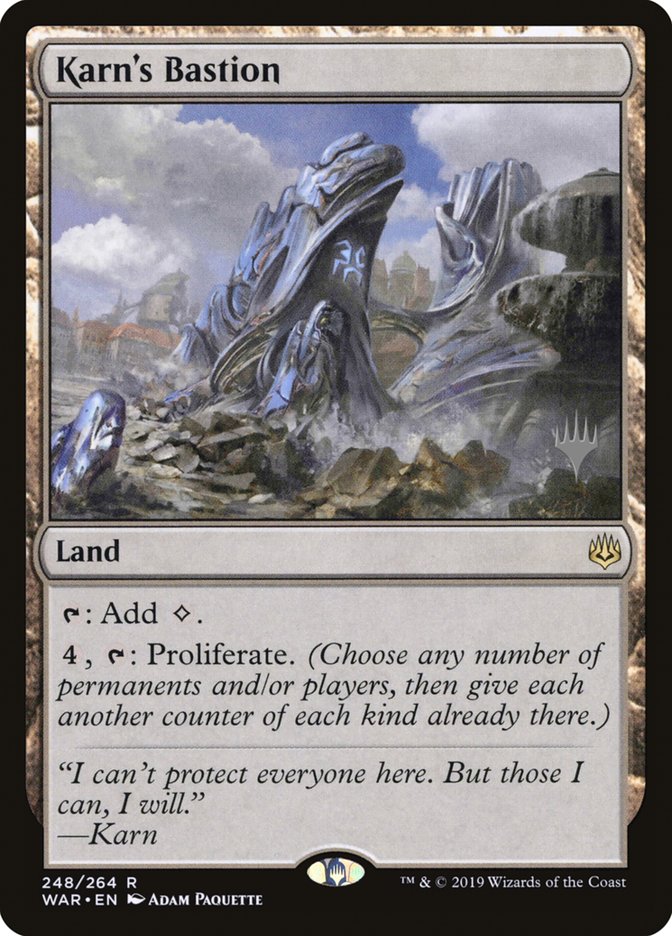 Karn's Bastion (Promo Pack) [War of the Spark Promos] - The Mythic Store | 24h Order Processing