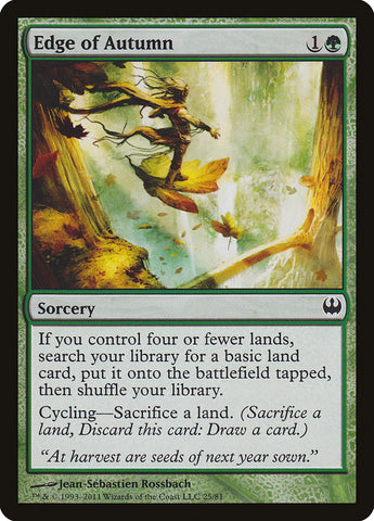 Edge of Autumn [Duel Decks: Knights vs. Dragons] - The Mythic Store | 24h Order Processing