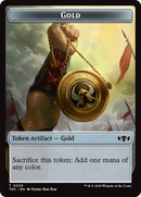 Elemental (0016) // Gold Double-Sided Token [Tarkir: Dragonstorm Commander Tokens] - The Mythic Store | 24h Order Processing