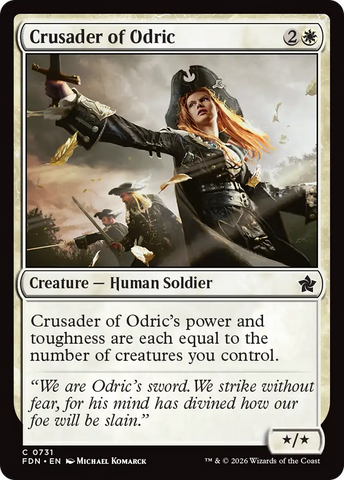 Crusader of Odric (0731) [Foundations] - The Mythic Store | 24h Order Processing