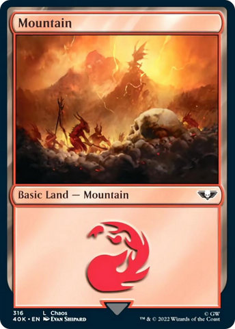 Mountain (316) [Warhammer 40,000] - The Mythic Store | 24h Order Processing
