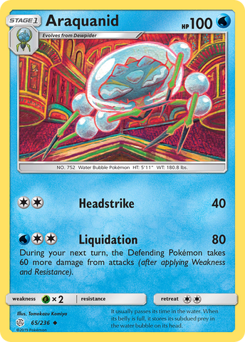Araquanid (65/236) [Sun & Moon: Cosmic Eclipse] - The Mythic Store | 24h Order Processing