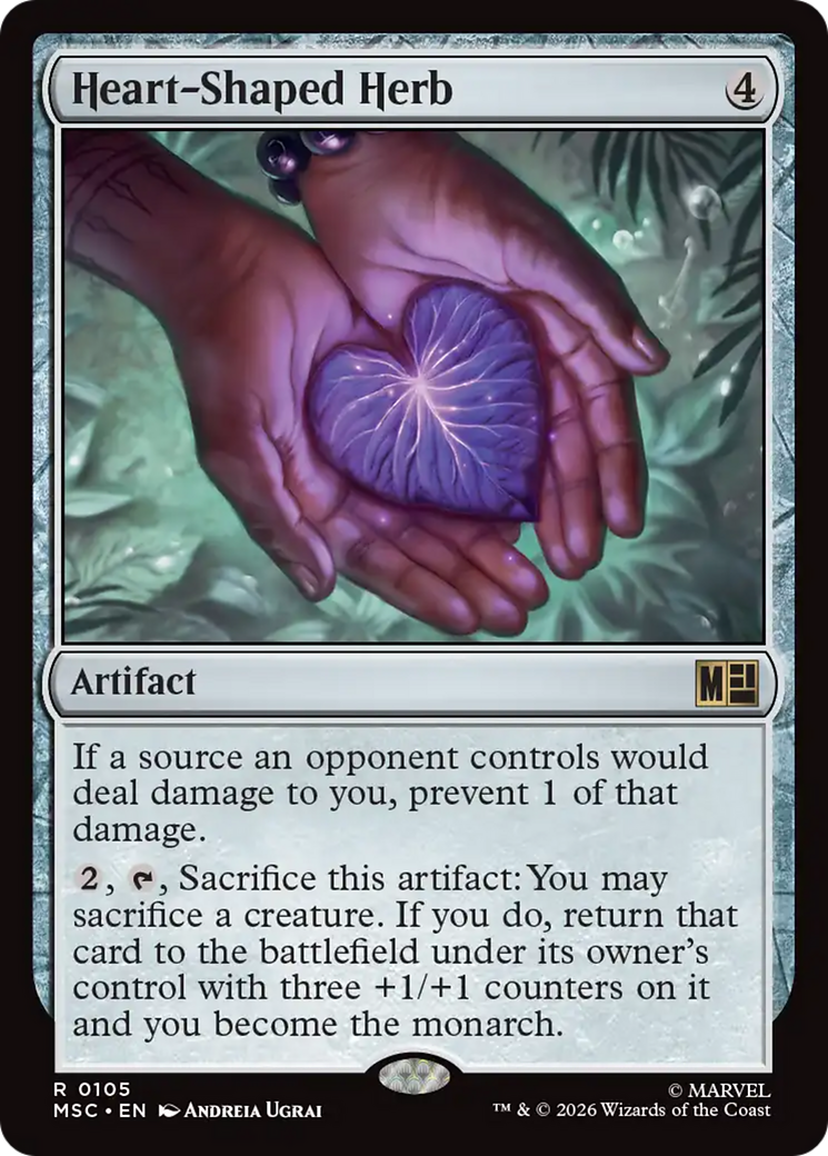 Heart-Shaped Herb (Surge Foil) [Marvel Super Heroes Commander] - The Mythic Store | 24h Order Processing