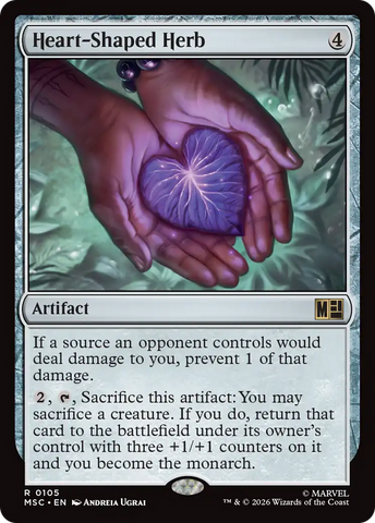 Heart-Shaped Herb (Surge Foil) [Marvel Super Heroes Commander] - The Mythic Store | 24h Order Processing