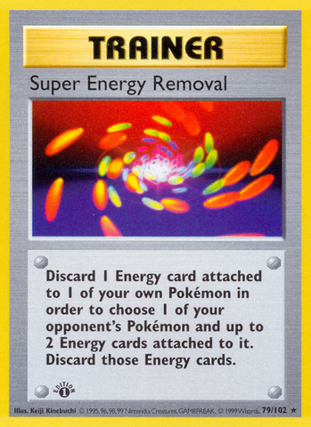 Super Energy Removal (79/102) (Shadowless) [Base Set 1st Edition] - The Mythic Store | 24h Order Processing