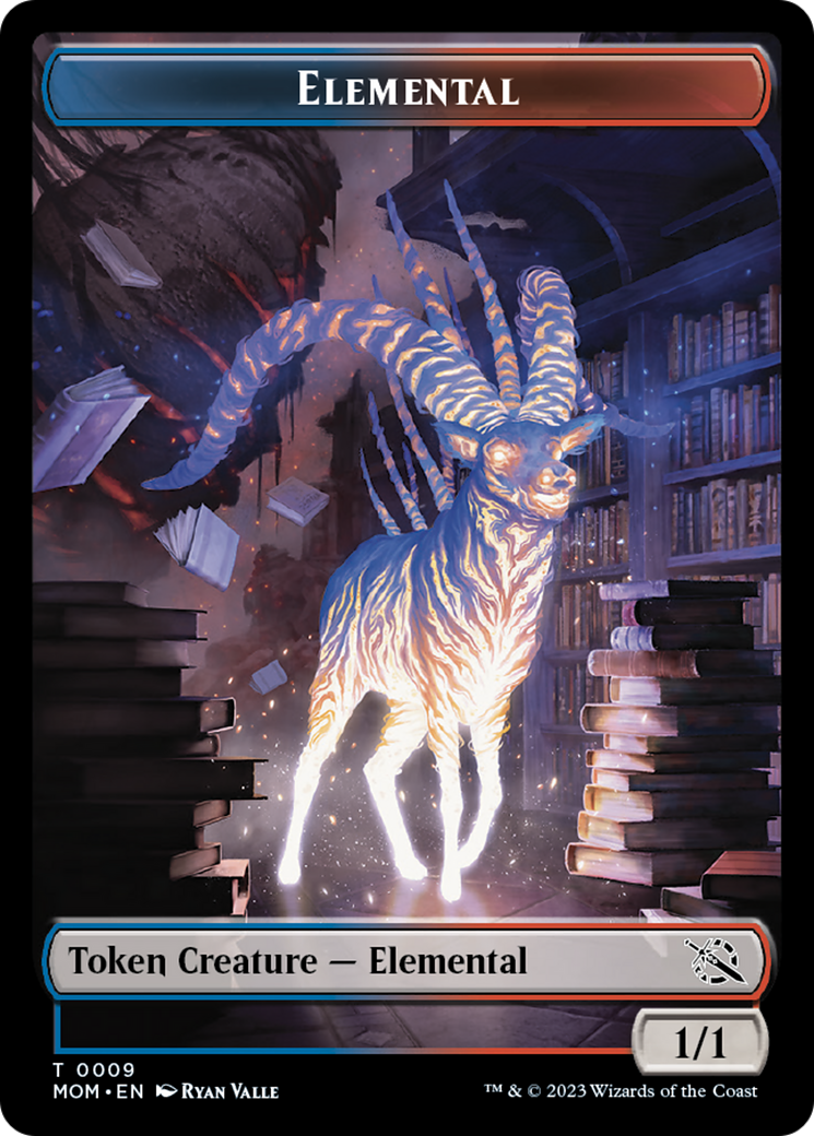 Elemental (9) // Phyrexian Hydra (11) Double-Sided Token [March of the Machine Tokens] - The Mythic Store | 24h Order Processing