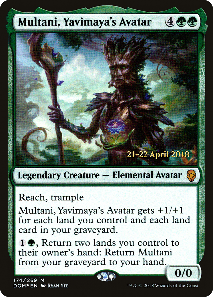 Multani, Yavimaya's Avatar [Dominaria Prerelease Promos] - The Mythic Store | 24h Order Processing