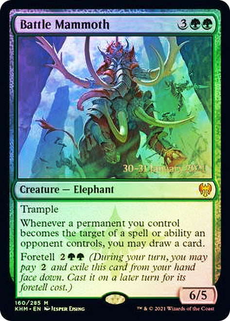 Battle Mammoth [Kaldheim Prerelease Promos] - The Mythic Store | 24h Order Processing