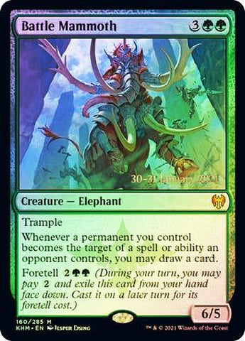 Battle Mammoth [Kaldheim Prerelease Promos] - The Mythic Store | 24h Order Processing